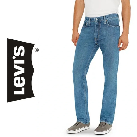 Men’s  Levi’s 516 Stonewash Straight Leg Jeans Size 30 Length 32 - Picture 1 of 9